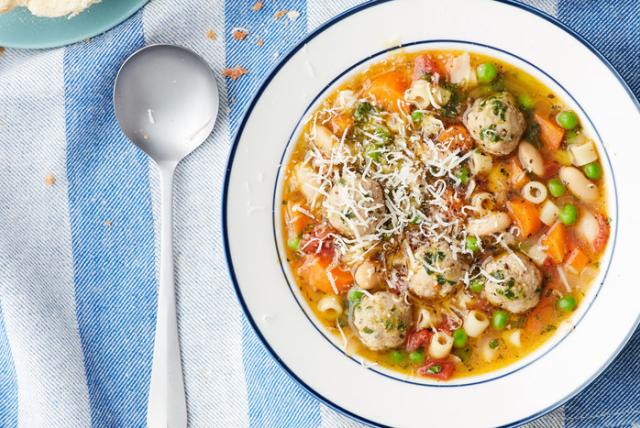 Image of Turkey Meatball Noodle Soup