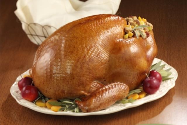 Image of Turkey with Wine-Simmered Fruit Stuffing